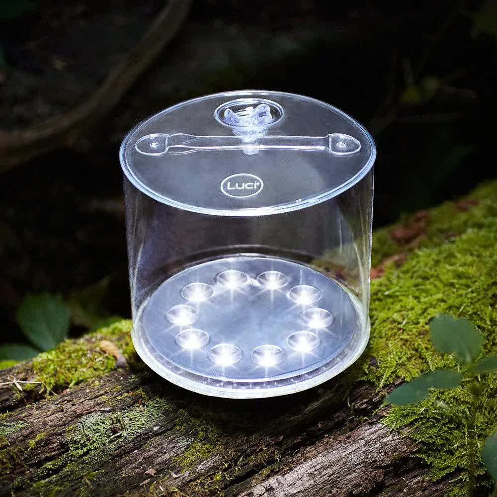 MPOWERD Luci Outdoor 2.0 Solar Light Lantern Camping Hiking