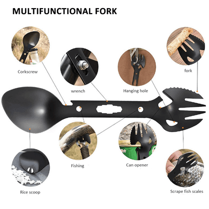 16in1 SOS Kit Outdoor Emergency Equipment Box For Camping Survival Gear