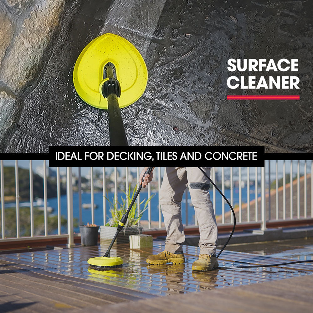 JET-USA RX535 Electric High Pressure Washer, 2600PSI 2 Nozzles, Brush Head, Deck Cleaner, Detergent Bottle