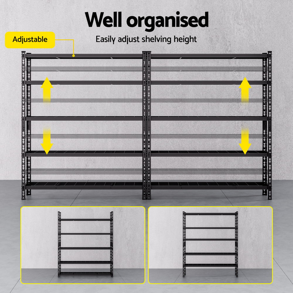 1.8MX2.4M Giantz Garage Shelving Warehouse Rack