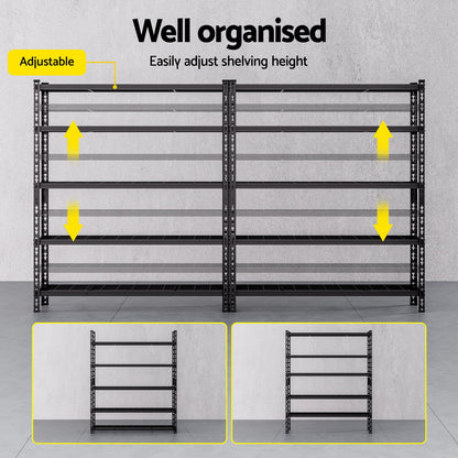 1.8MX2.4M Giantz Garage Shelving Warehouse Rack